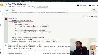 1  Introduction to ChatGPT API in Python Masterclass with Google Apps Integration