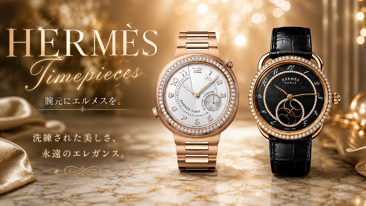 洗練された美しき「エルメスの時計」をはじめ、人気モデルを特別価格で