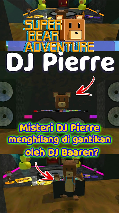 DJ Pierre Disappears, Replaced by DJ Baaren #superbearadventure #superbear #shorts