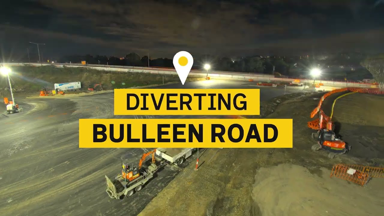 Diverting Bulleen Road