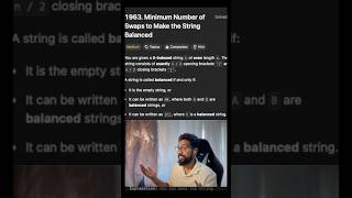 Leetcode 1963. Minimum Number of Swaps to Make the String Balanced