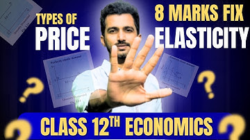 Class 12 Economics | Types of Price Elasticity of Demand | Maharashtra Board | 8 Marks Guaranteed