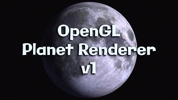 OpenGL Planet Rendering Demo 1