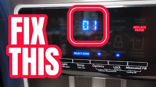 Fix the 01 Error Code on Your Whirlpool Refrigerator #WRS588FIHZ