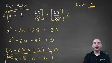 Solving Rational Equations - Example 2