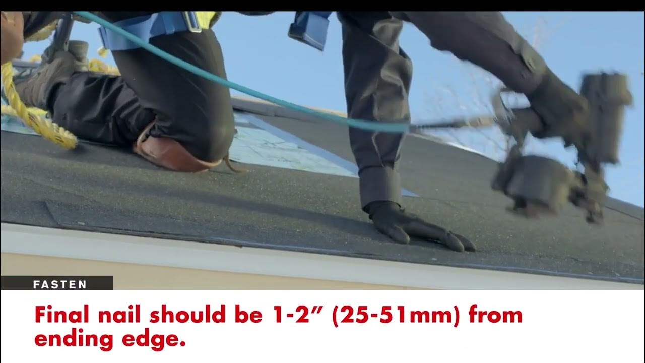 How to Install Pro Start Starter Strip Shingles YouTube