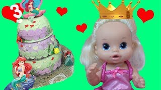 Bolo Play Doh na FESTA DE ANIVERSARIO da Baby Alive Bia Bagunça com PRESENTES SURPRESA