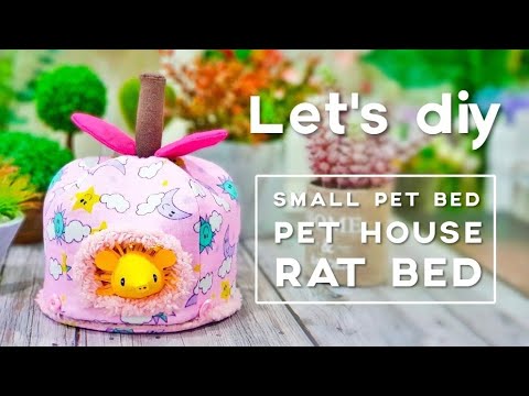 DIY hedgehog house bed small animal guinea pig ‖ Small pet bed tutorial #hedgehog #UsefulLifeHacks