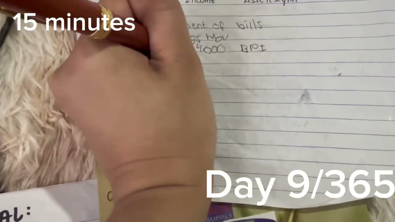 Challenge 5: 9/365 Left Hand for 15 minutes 