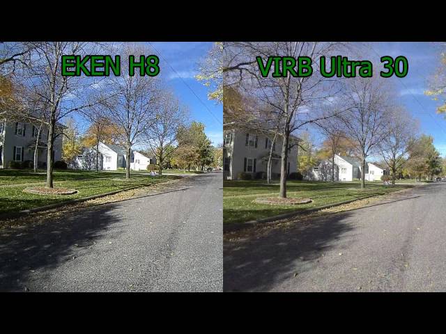 VIRB Ultra 30 vs $89 EKEN H8 - 4K Tests