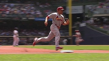 STL@MIL: Craig hammers an RBI double off the wall