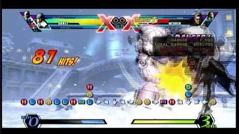 Ultimate Marvel vs Capcom 3 - Magneto/Sentinel/Dante Throw Touch of Death