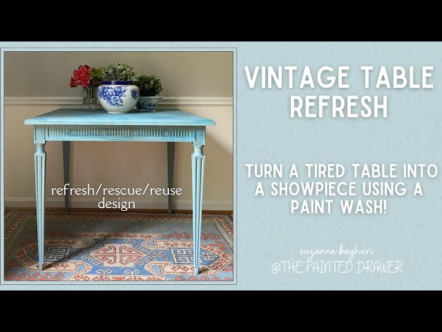 Distressed Chalk Paint Desk Makeover - How to Nest for Less™