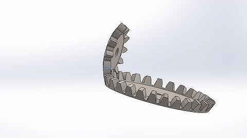 SolidWorks Tutorial : Bevel Pinion & Gear (Motion Study)