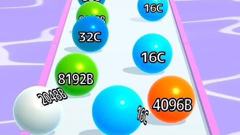 Ball Run 2048 💸🎱🏀 MAX LEVELS!! All Levels Gameplay Walkthrough Android, iOS NEW UPDATE