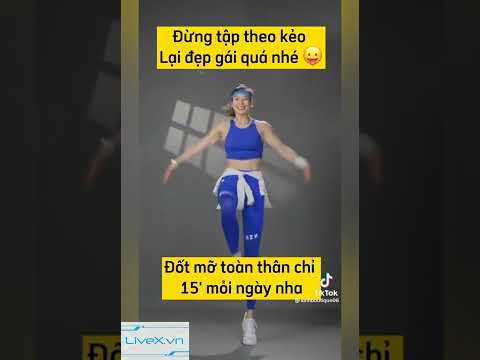 Video Bài nhảy Đốt mỡ toàn thân chỉ 15p mỗi ngày siêu đơn... - youtube