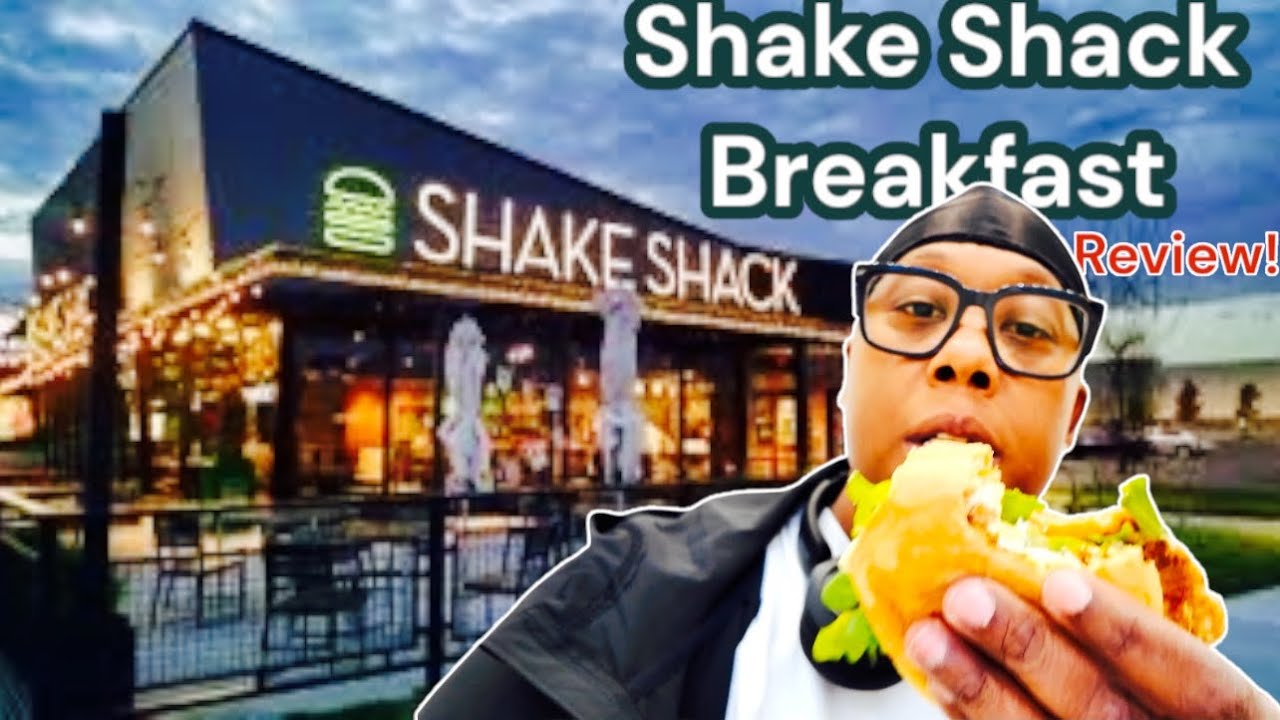 Eating Shake Shack Breakfast Food For The First Time!!Before Leaving The Country!! 