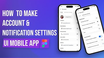 How to Design Account & Notification Settings UI in Figma | Step-by-Step Tutorial (2025)