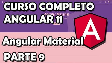 CURSO ANGULAR - Video 9: Instalar Angular Material