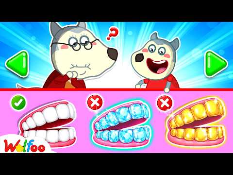 Brush Your Teeth Challenge! Rich Vs Broke Teeth! Good Habit for Kids | Wolfoo Channel | Kids Cartoon