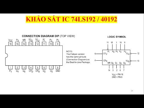 Video MẠCH ĐẾM BCD SỬ DỤNG IC 40192/74LS192 - youtube