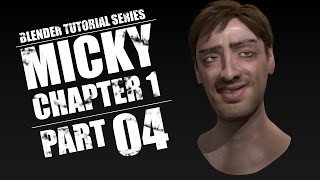 Blender - Micky Ch.1 - Pt. 4 - Box modeling, facial details
