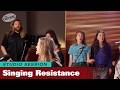 Singing Resistance session in The Current studio