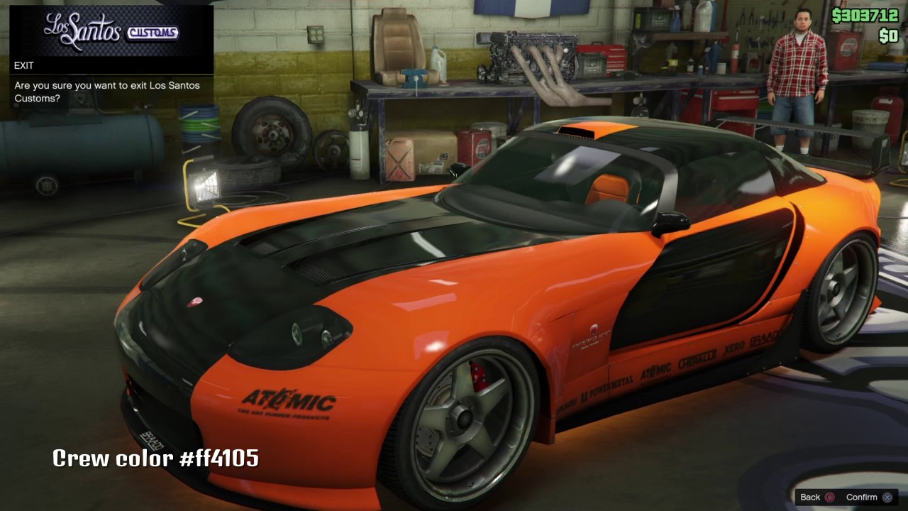 Gta Modded Crew Color (Bright Orange) YouTube