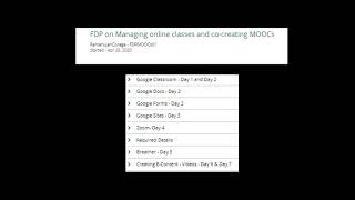 FDP RCMOOC
