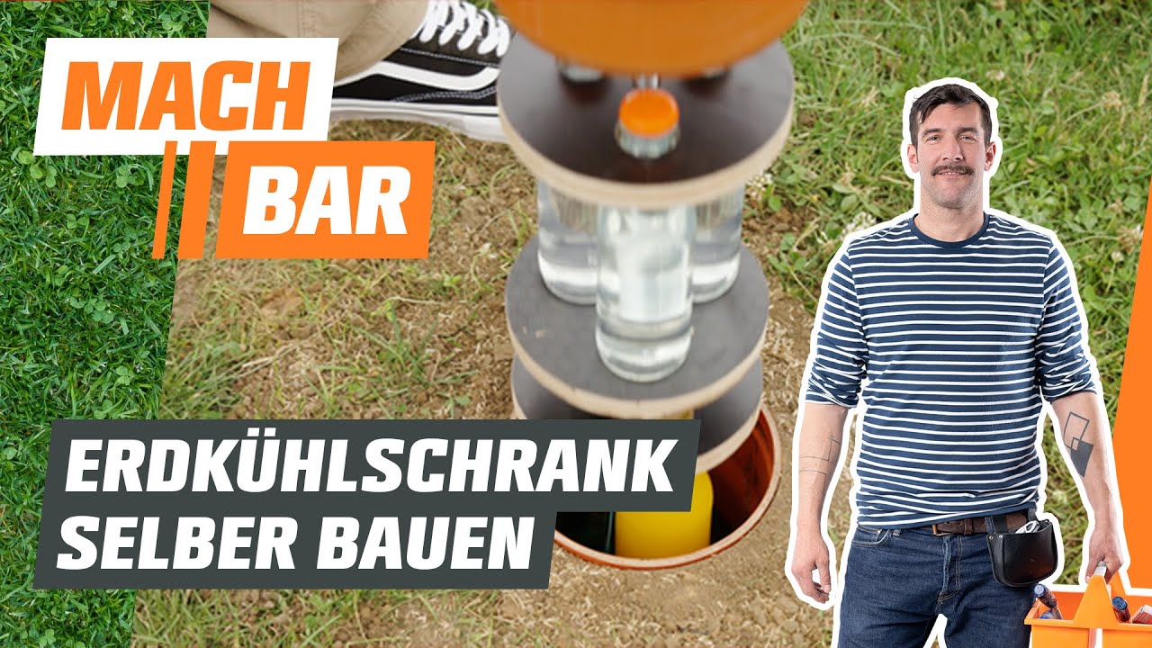 Erdkühlschrank für den Garten selbst bauen  Erdkühlschrank, Bierkühler  garten, Gartenkühlschrank