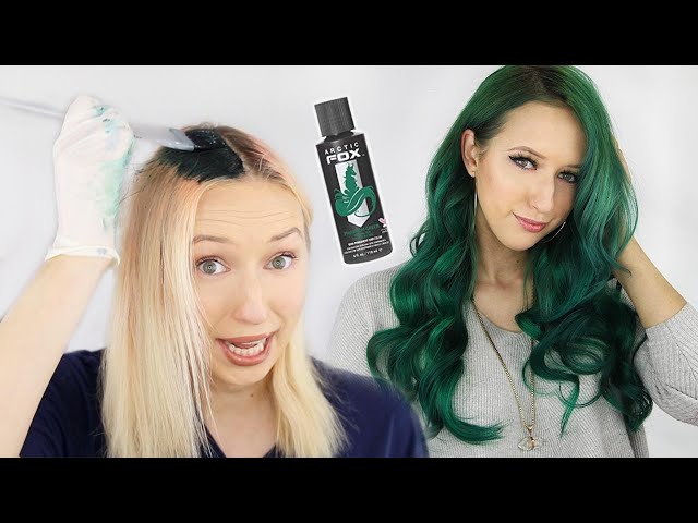 sonic green hair dye