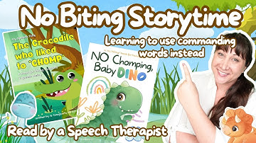 No Biting Storytime for kids | Learning to use words with a Speech Therapist