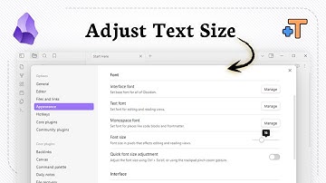 Hoe je de lettergrootte in Obsidian kunt wijzigen (UI-formaat wijzigen)