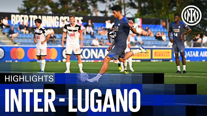 LA PRIMA DOPPIETTA DI TAREMI | INTER 3-2 LUGANO | HIGHLIGHTS | AMICHEVOLE 2024/25 ⚽⚫🔵