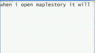 MapleStory - Crash Help me
