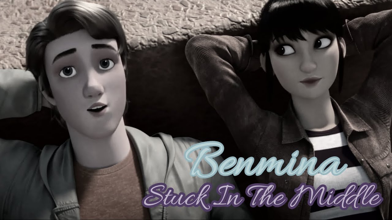 Benmina (Ben x Yasmina) - Camp Cretaceous & Chaos Theory AMV / edit - Stuck In The Middle