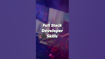 Full Stack Developer Skills 2022 | #shorts #youtubeshorts #webdevelopment #fullstack #shortsvideo