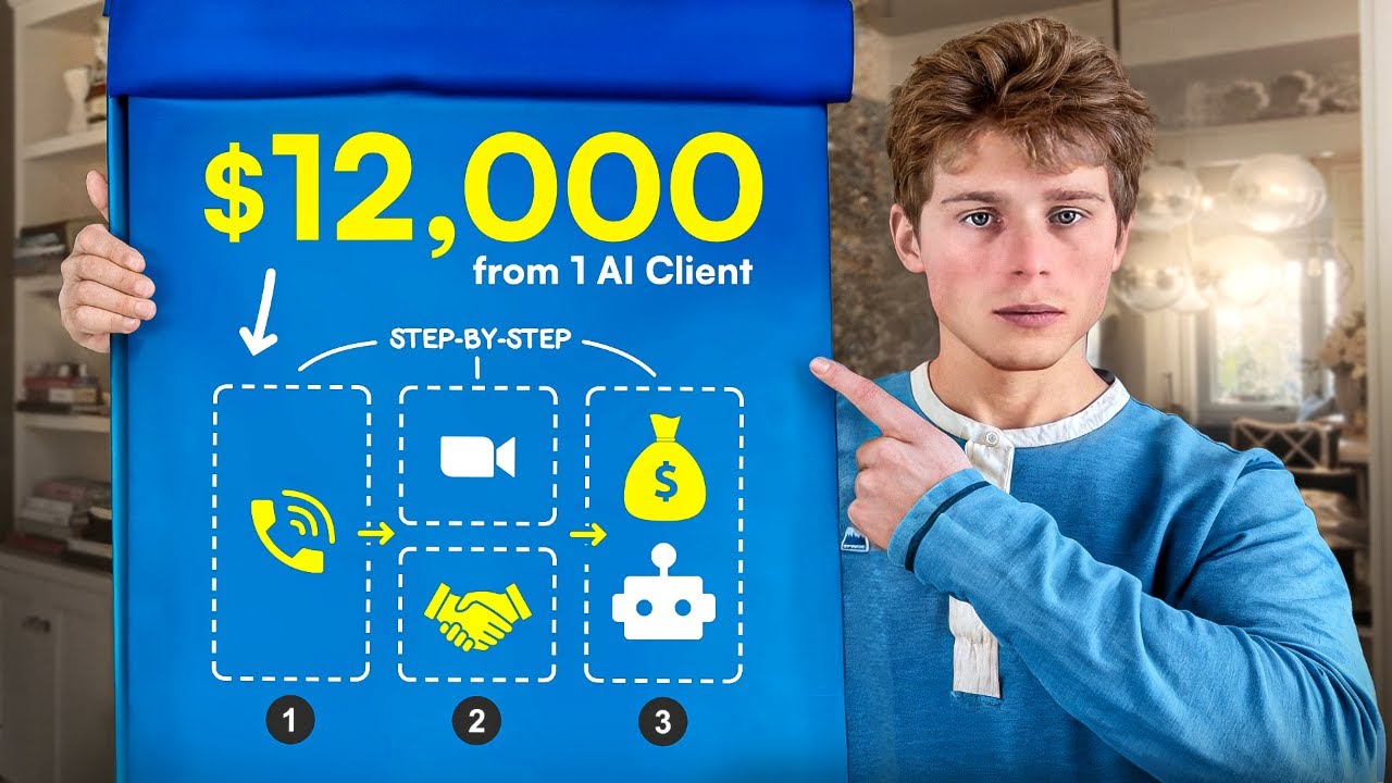 How to close $12000 AI agency client sales call footage