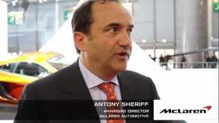 Antony Sheriff on the McLaren P1