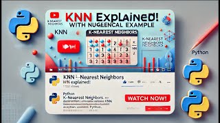 "K-Nearest Neighbors (KNN) Explained | Machine Learning in Python! | Numerical Explained .