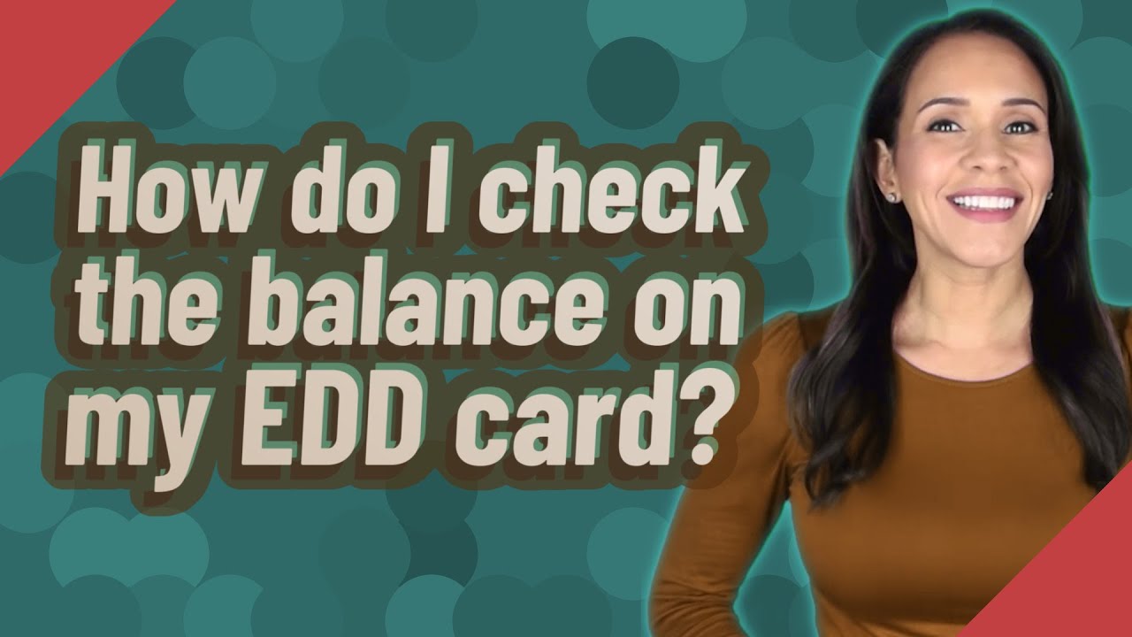how-do-i-check-the-balance-on-my-edd-card-youtube