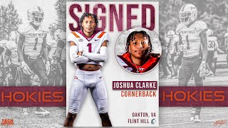 Joshua Clarke Signs With Virginia Tech