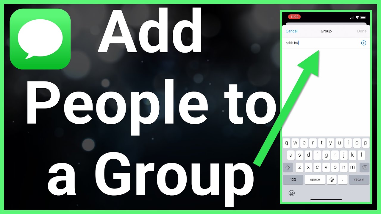 How to Add Someone to a Group Text Ios 11  