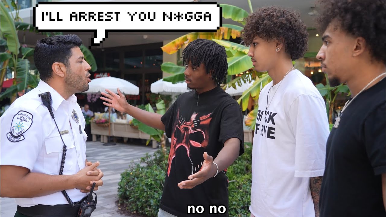 Разъяренный полицейский в торговом центре пытался со мной подраться!