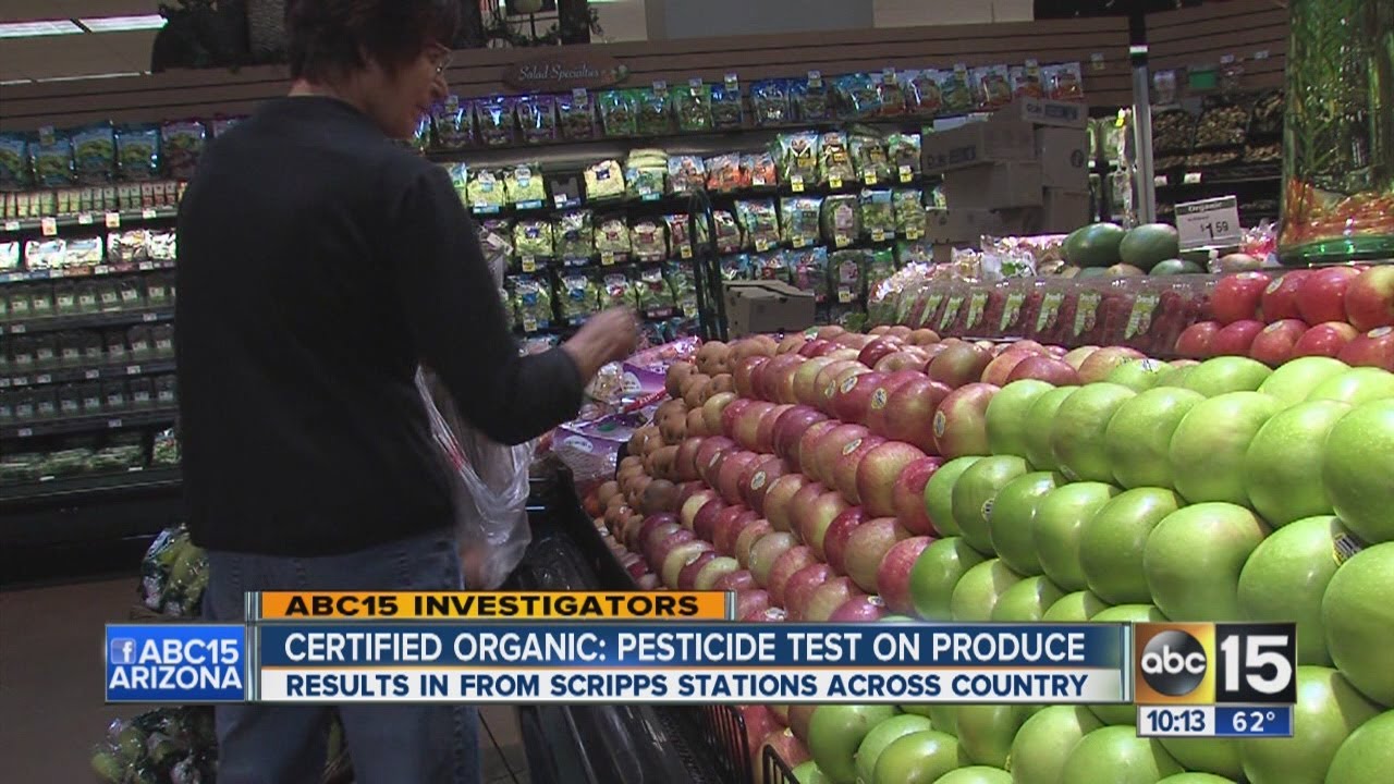 Organic produce REALLY chemical-free?