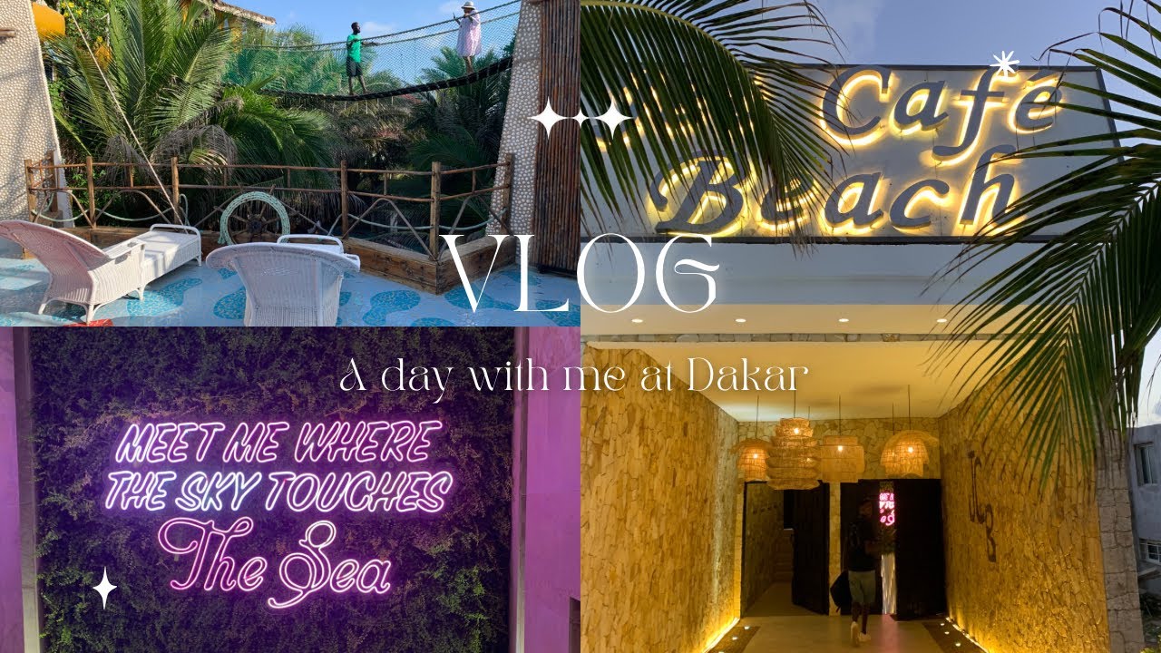 Vlog à Dakar île de ngor 🏝 , la maison du bonheur et jet café YouTube