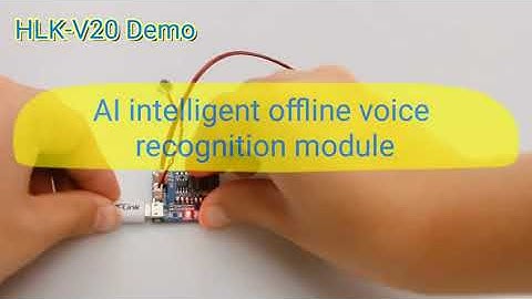 Hi Link new AI intelligent offline voice recognition module HLK V20  IOT module voice control