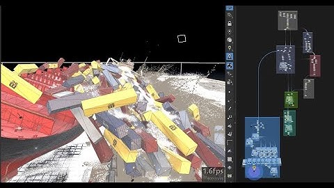 Houdini 20.5: Dynamic Shipping Container Collapse Simulation