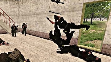 Swat vs Armed criminals | Arma 3 ai testing