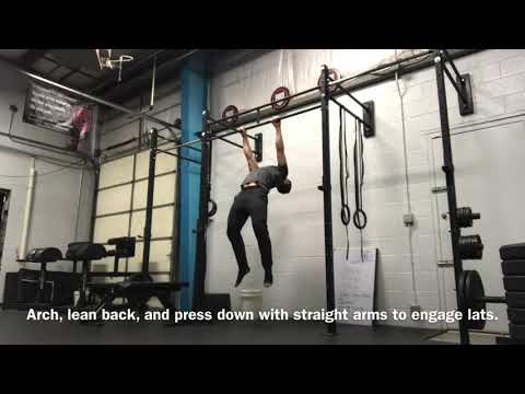 Straight arm arching lean back
